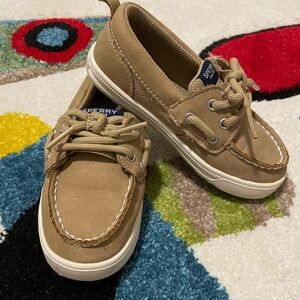 Sperry Kids Tan Dress Shoes